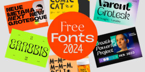 100 Best Free Fonts for Designers in 2024
